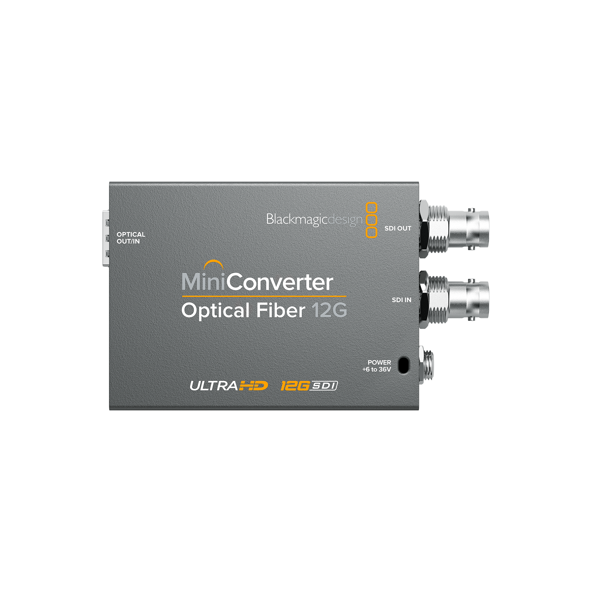 BlackMagic Mini Converter - Optical Fiber 12G  (SFP Optical Module not included)