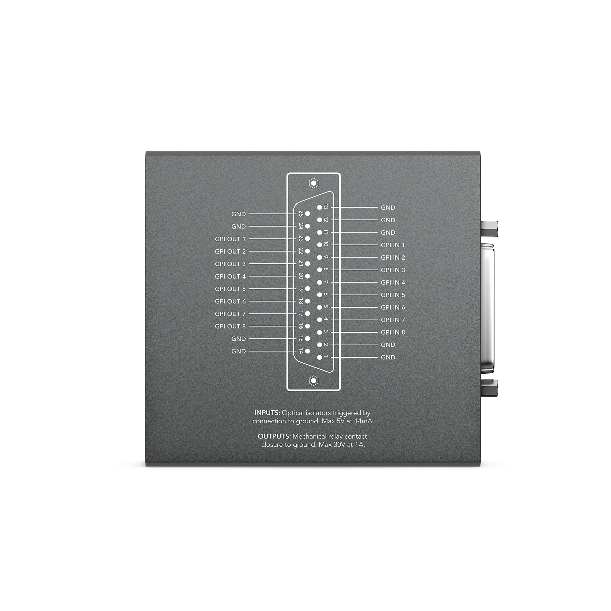 Blackmagic Design GPI & Tally Interface for ATEM Production Switchers