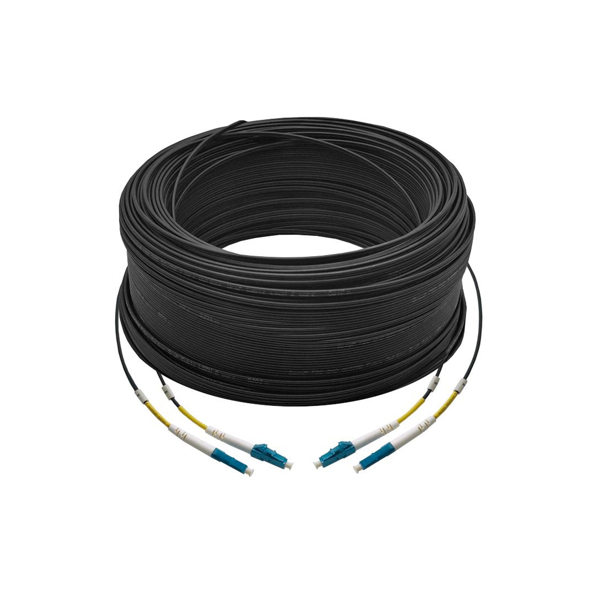 Scoop Fibre Outdoor Uplink Cable 150M LC-LC UPC 2Core (Not armoured) for installation purposes