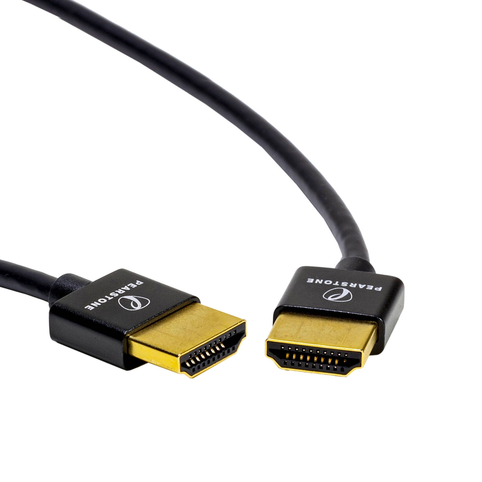 Pearstone HDA-501UTB Ultra-Thin High-Speed HDMI Cable with Ethernet (45cm)