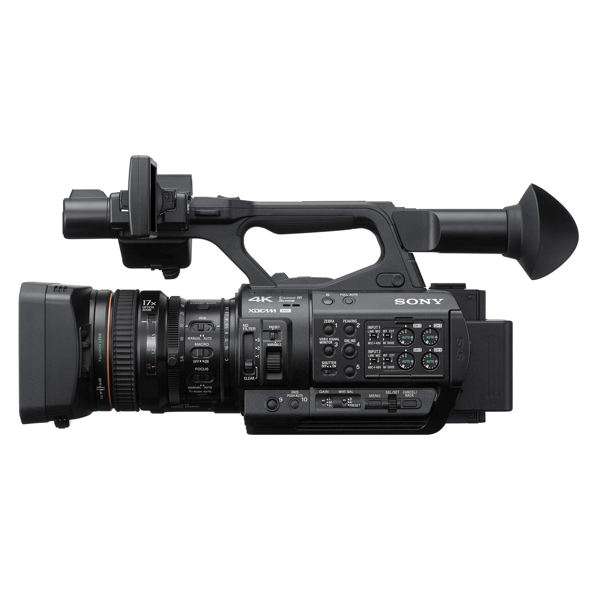 Sony PXW-Z280 4K 3-CMOS 1/2" Sensor XDCAM Camcorder