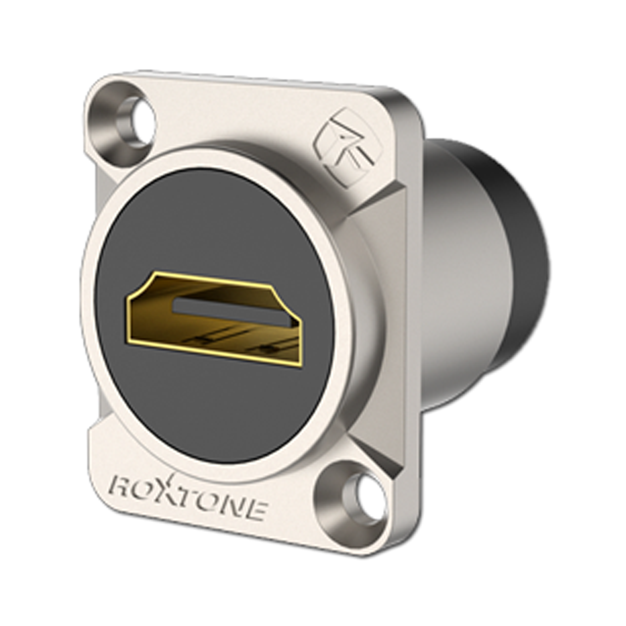 Roxtone HDMI Through Socket Nickel Plated Shell VER 1.4