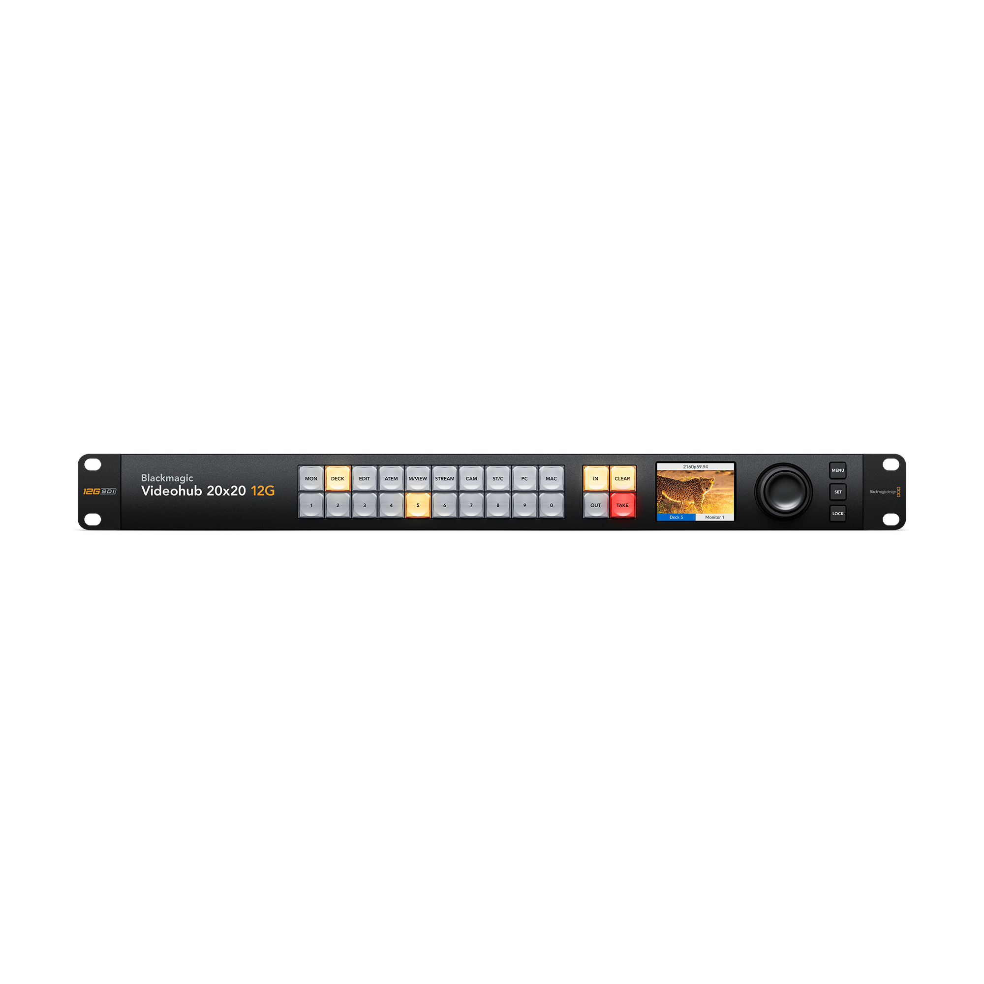 Blackmagic Design Videohub 20x20 12G Zero-Latency Video Router