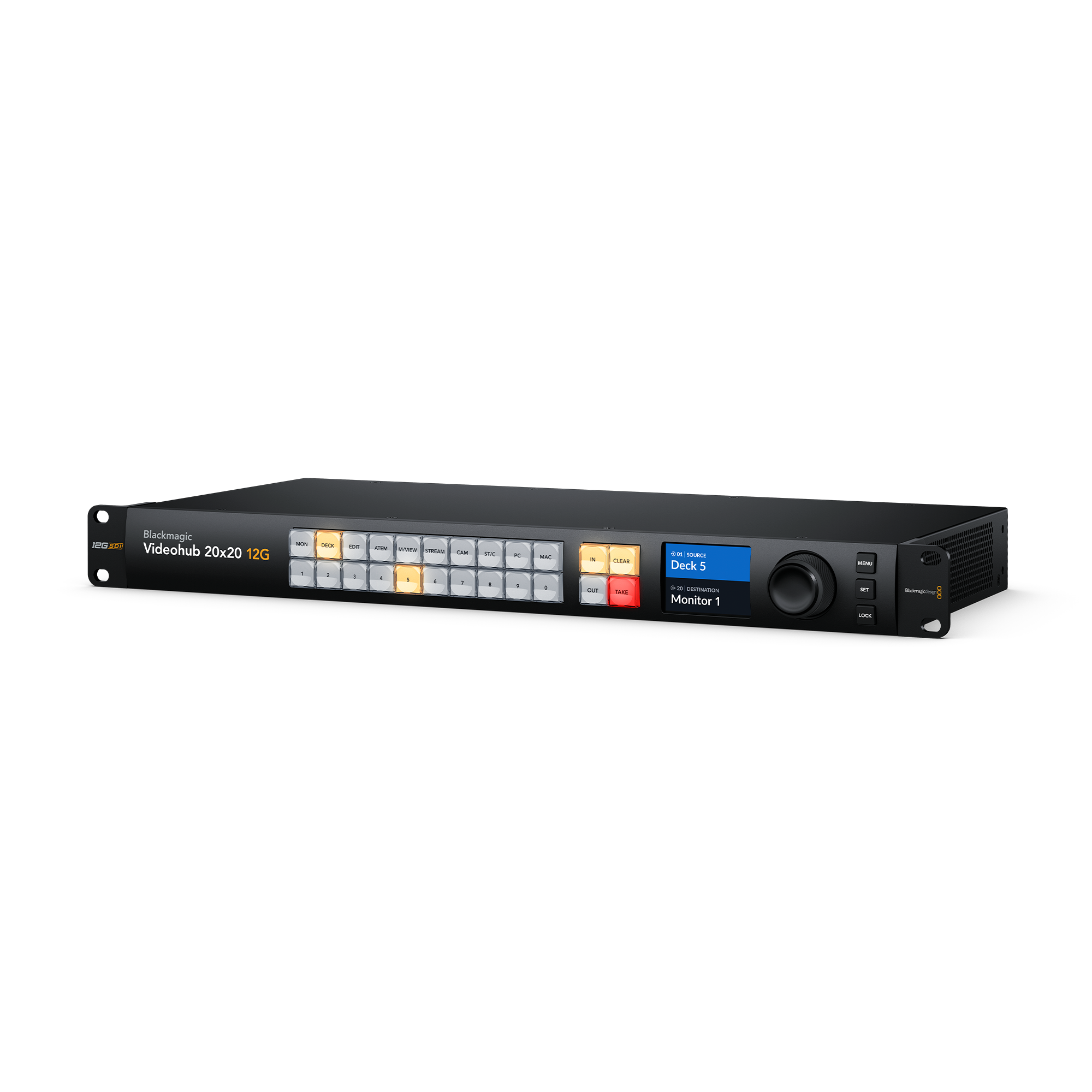 Blackmagic Design Videohub 20x20 12G Zero-Latency Video Router