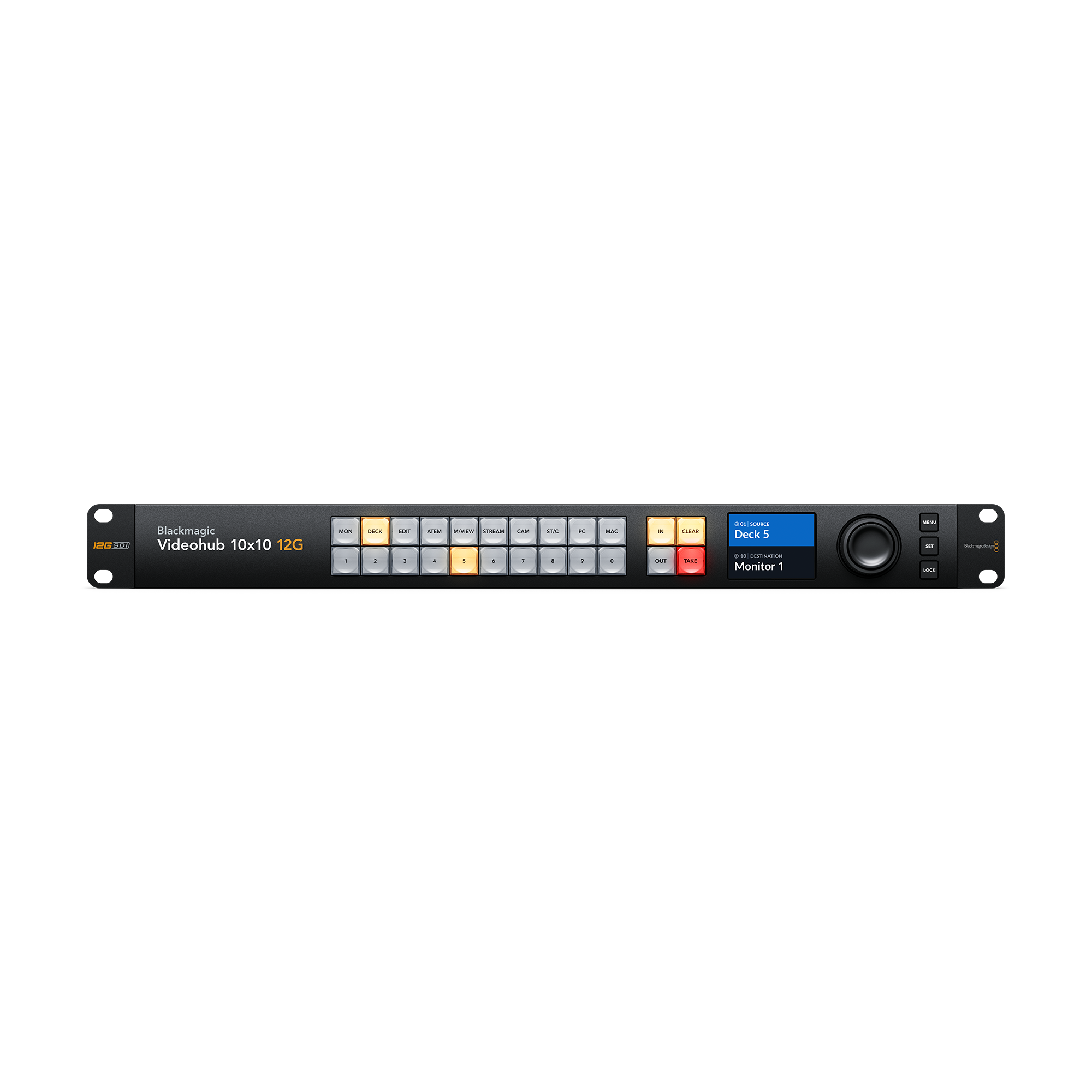 Blackmagic Design Videohub 10x10 12G Zero-Latency Video Router