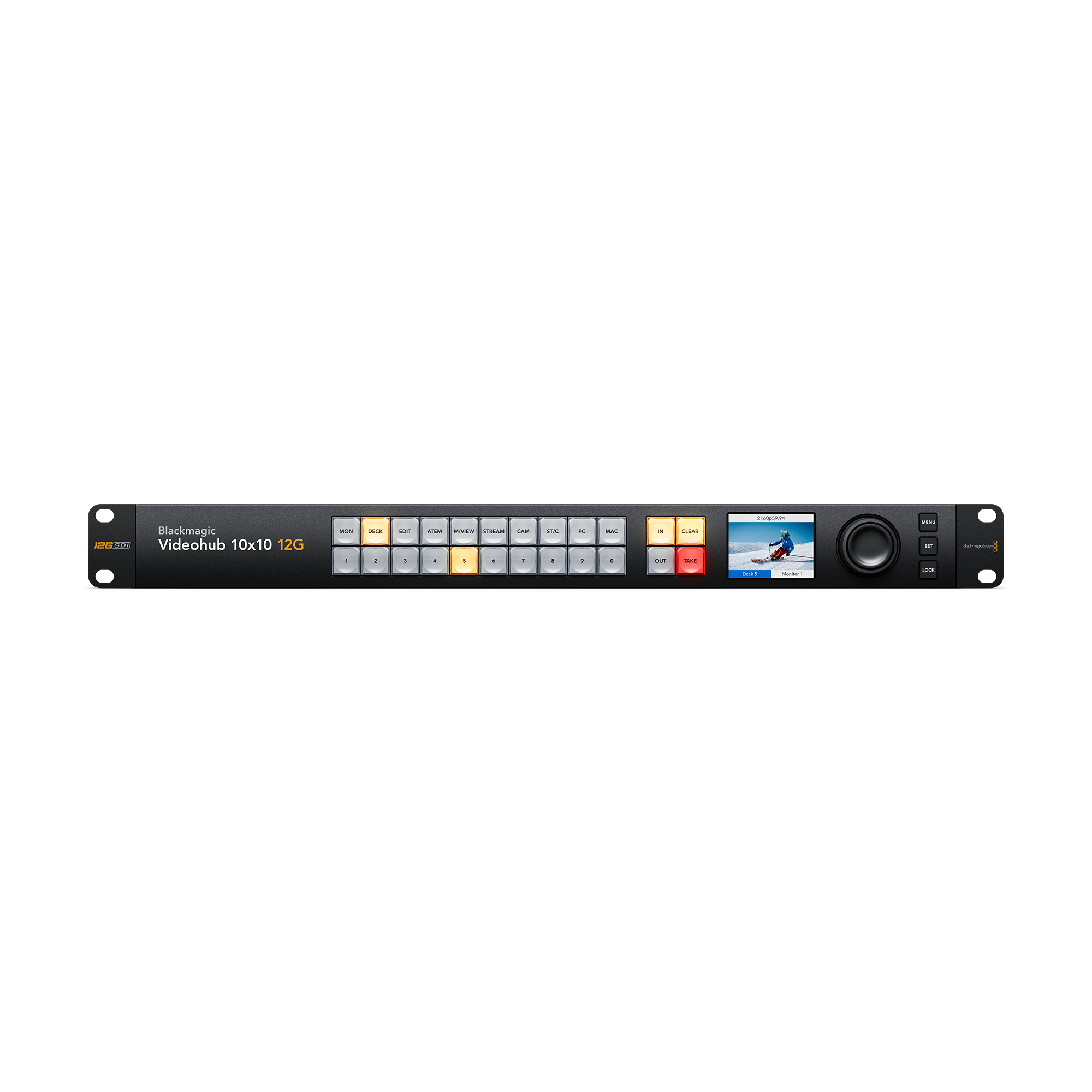 Blackmagic Design Videohub 10x10 12G Zero-Latency Video Router