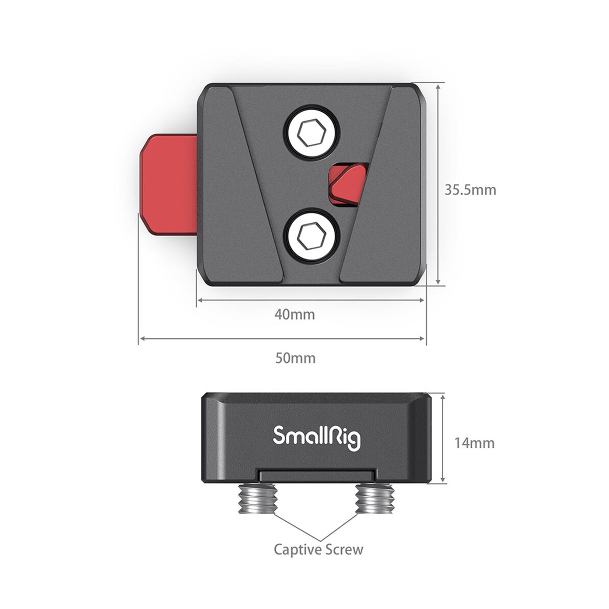 SmallRig mini V-Lock Mount Plate MD2801B