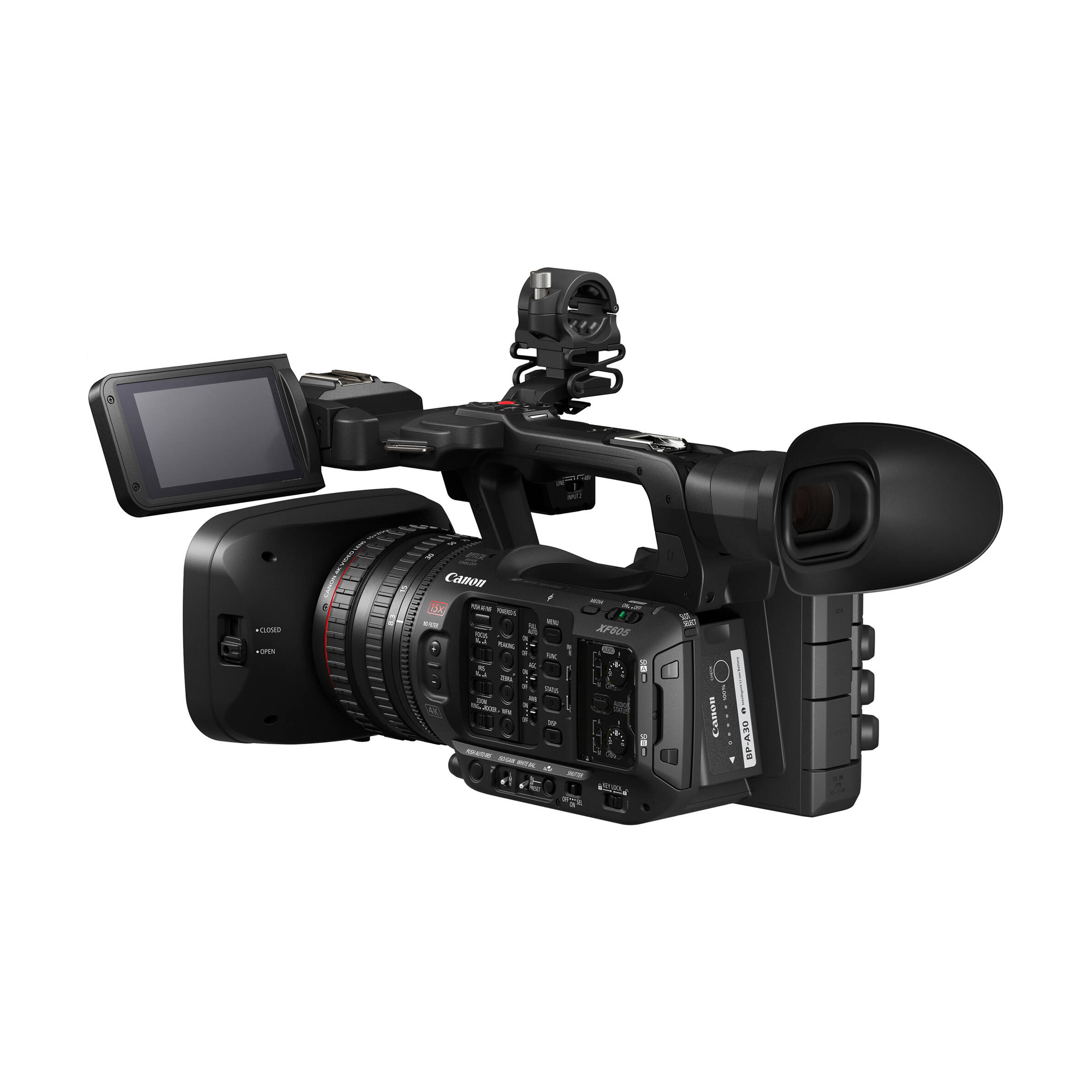 Canon XF605 UHD 4K HDR Pro Camcorder