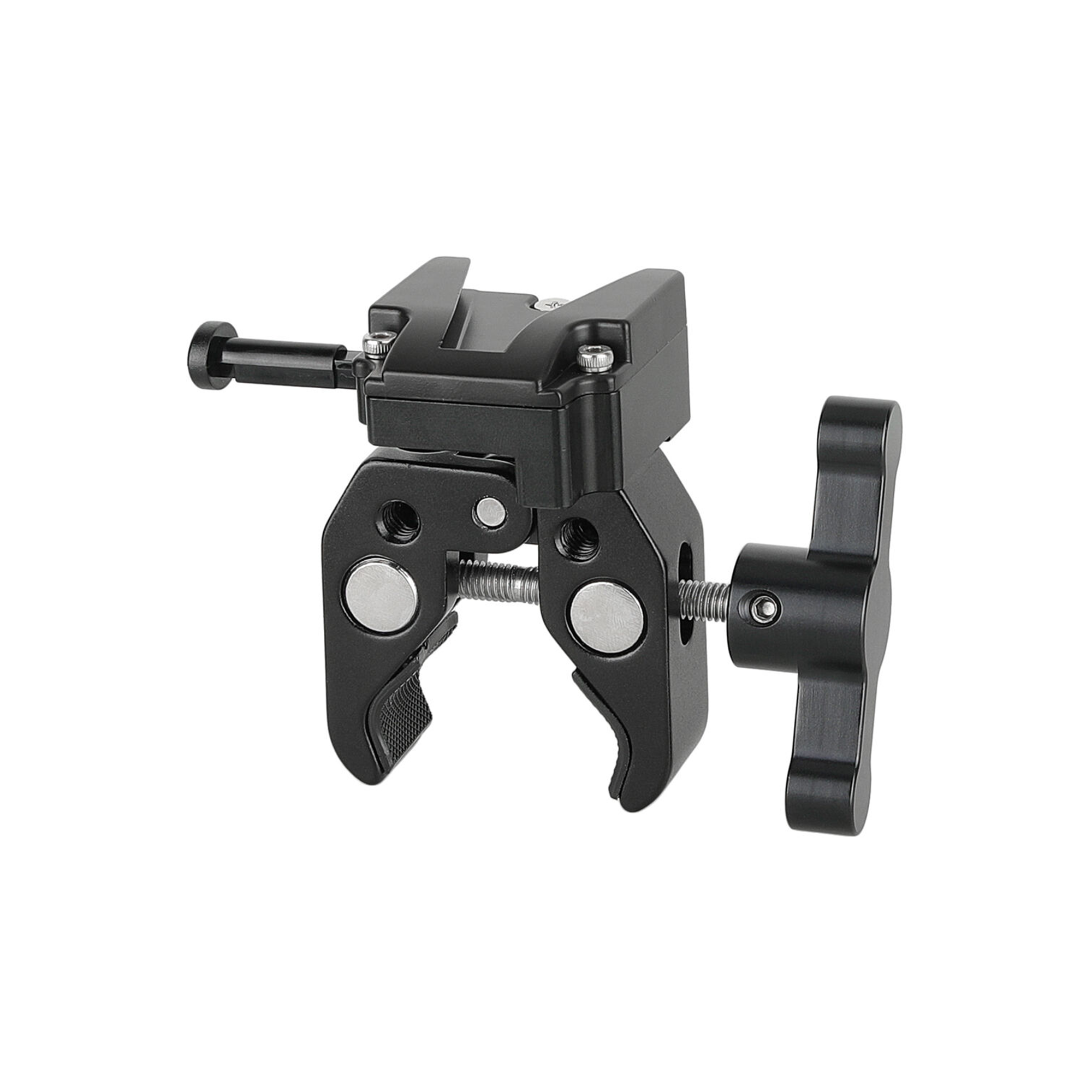 CAMVATE Universal Super Crab Clamp with T-Handle and V-Mount Battery Lock