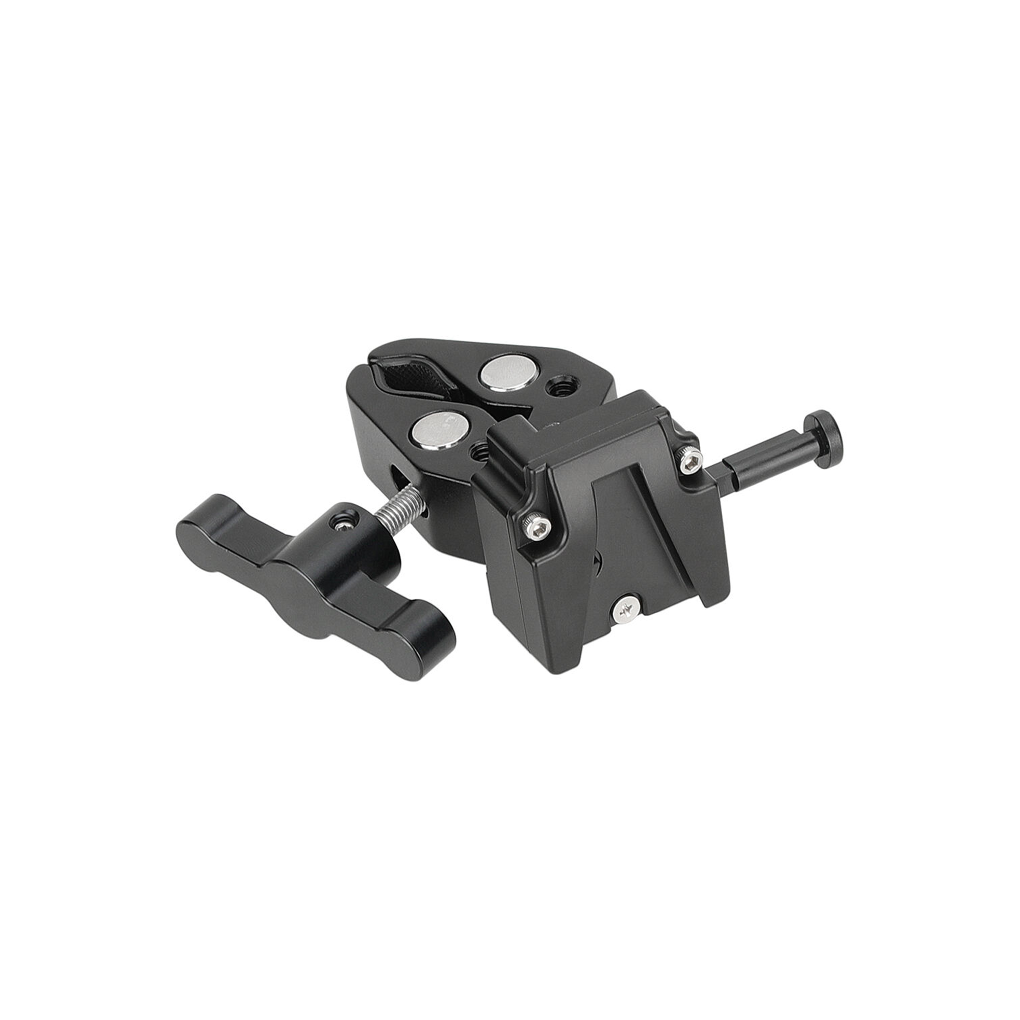 CAMVATE Universal Super Crab Clamp with T-Handle and V-Mount Battery Lock