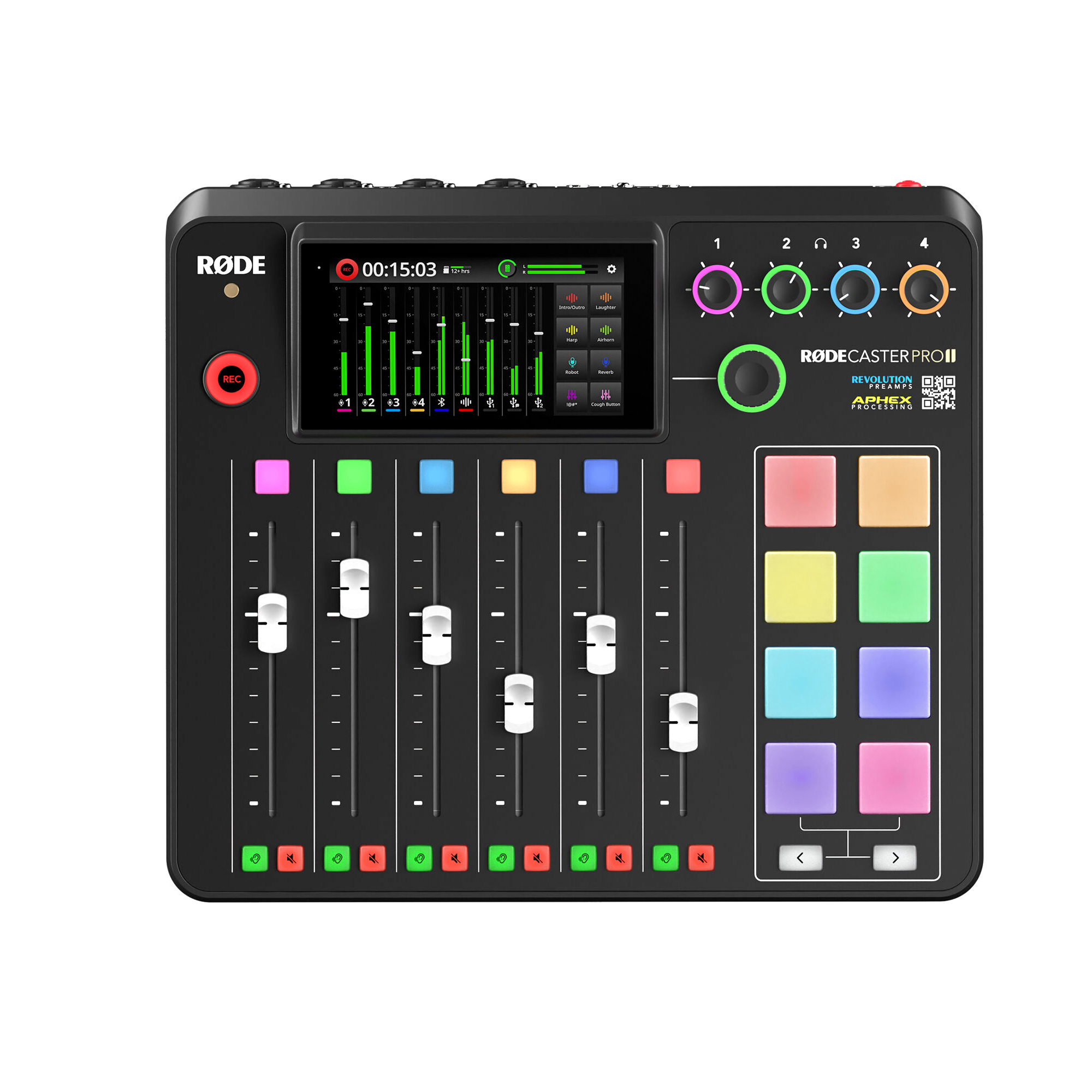 RODE RODECaster Pro II Integrated Audio Production Studio