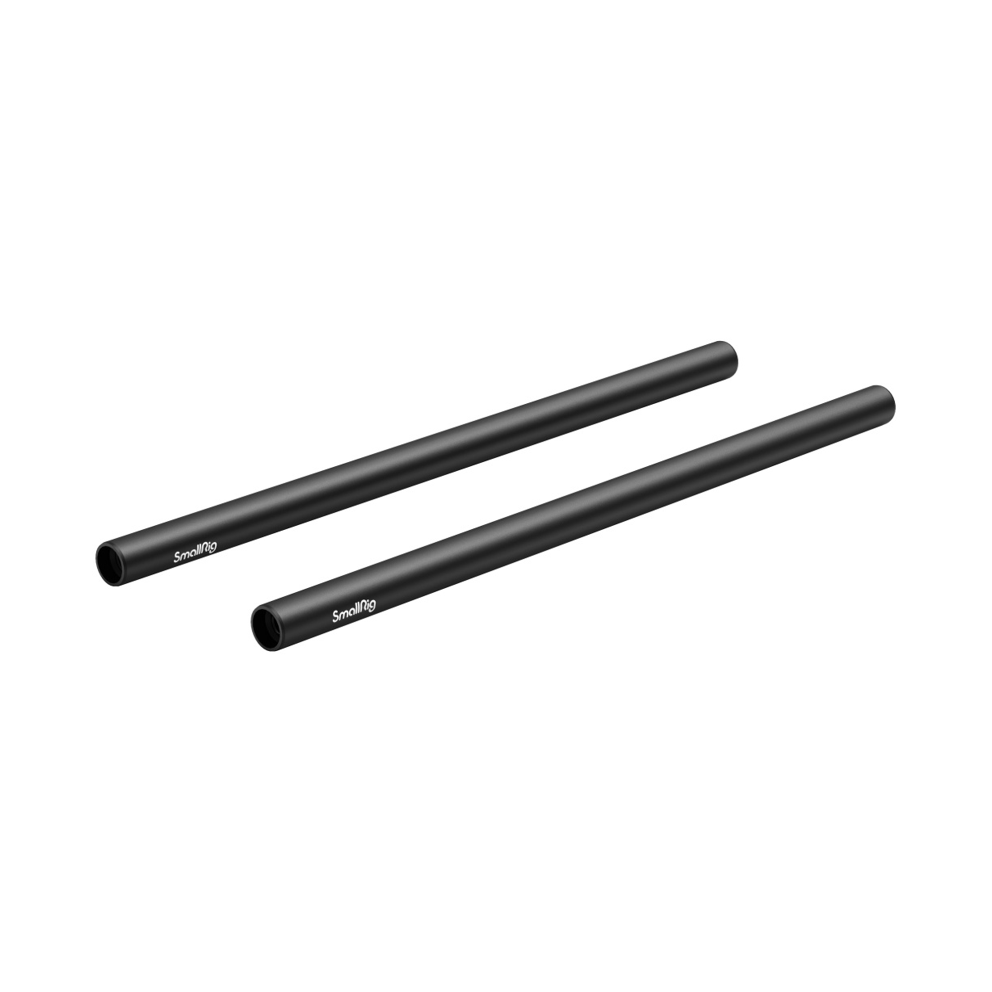 SmallRig 15mm Black Aluminum Alloy Rod (M12-30cm / 12") (2pcs)