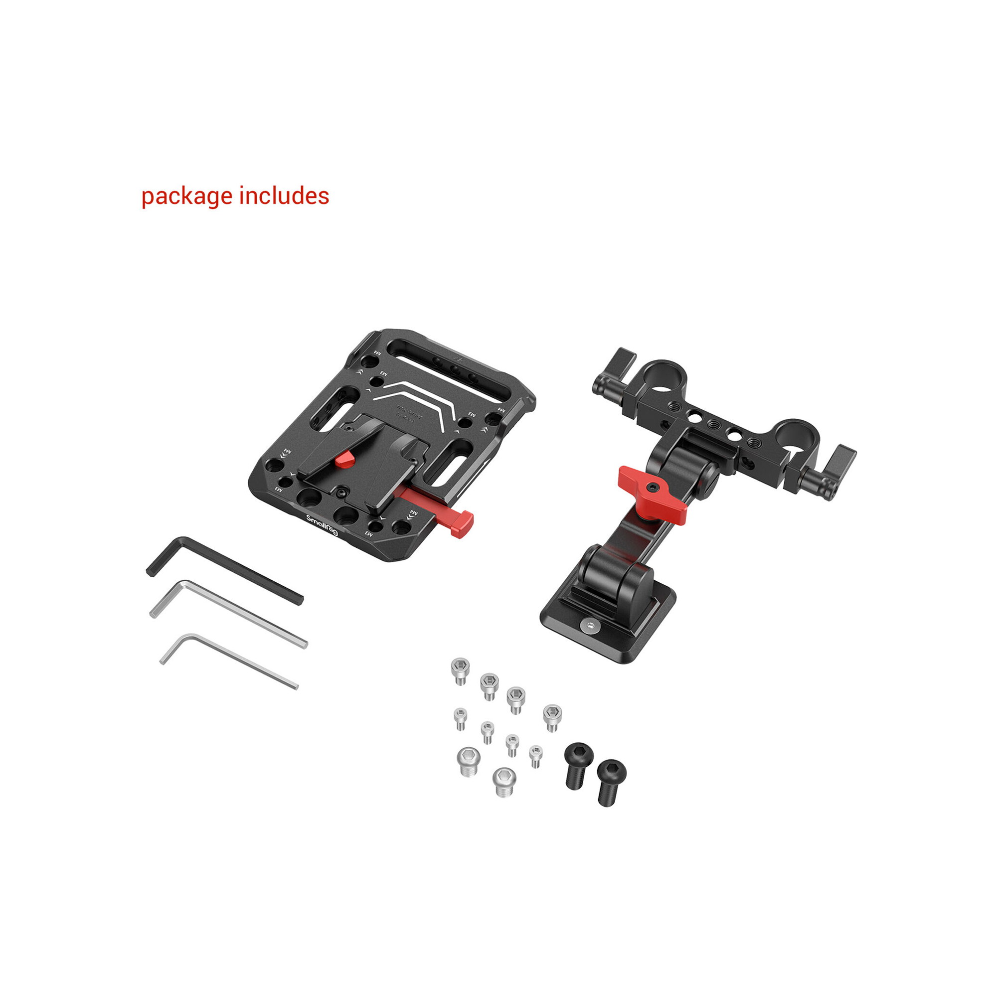 SmallRig V Mount Battery Mount Plate with Adjustable Arm 2991