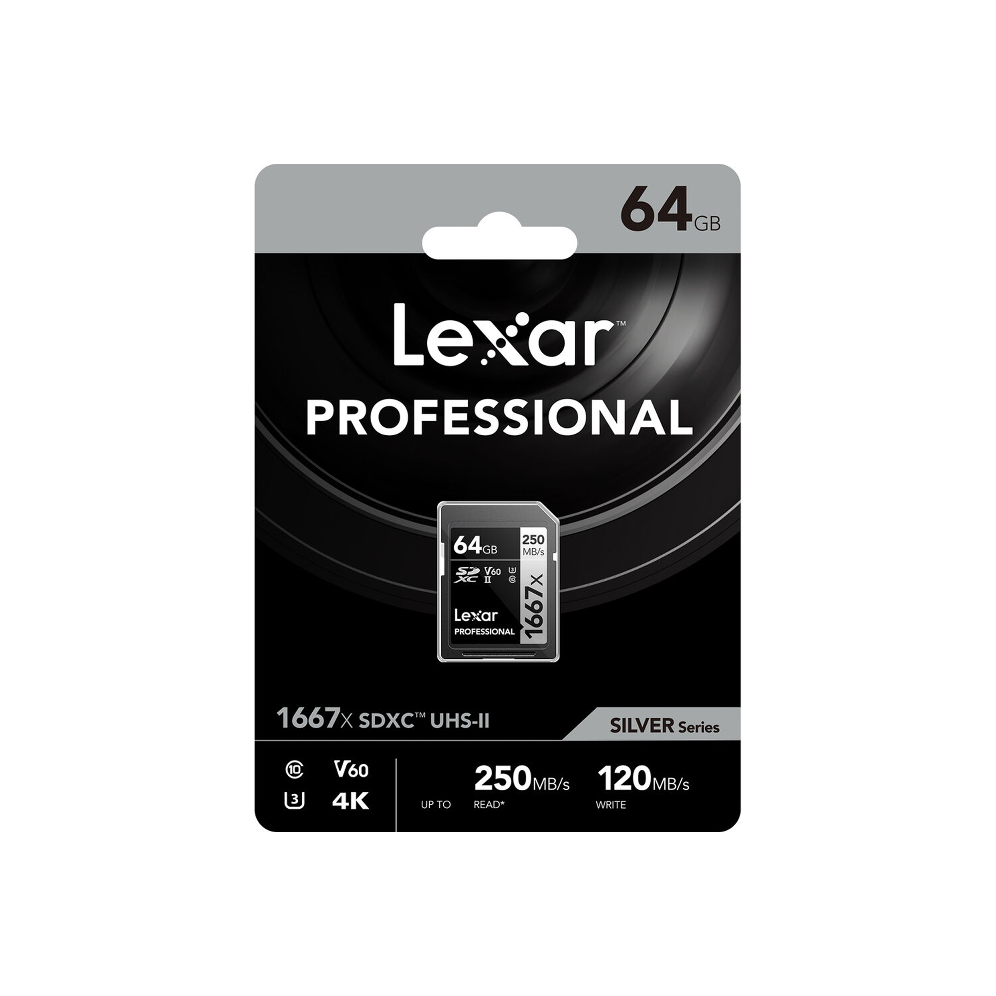 Lexar SD Pro 1667x 64GB Memory Card