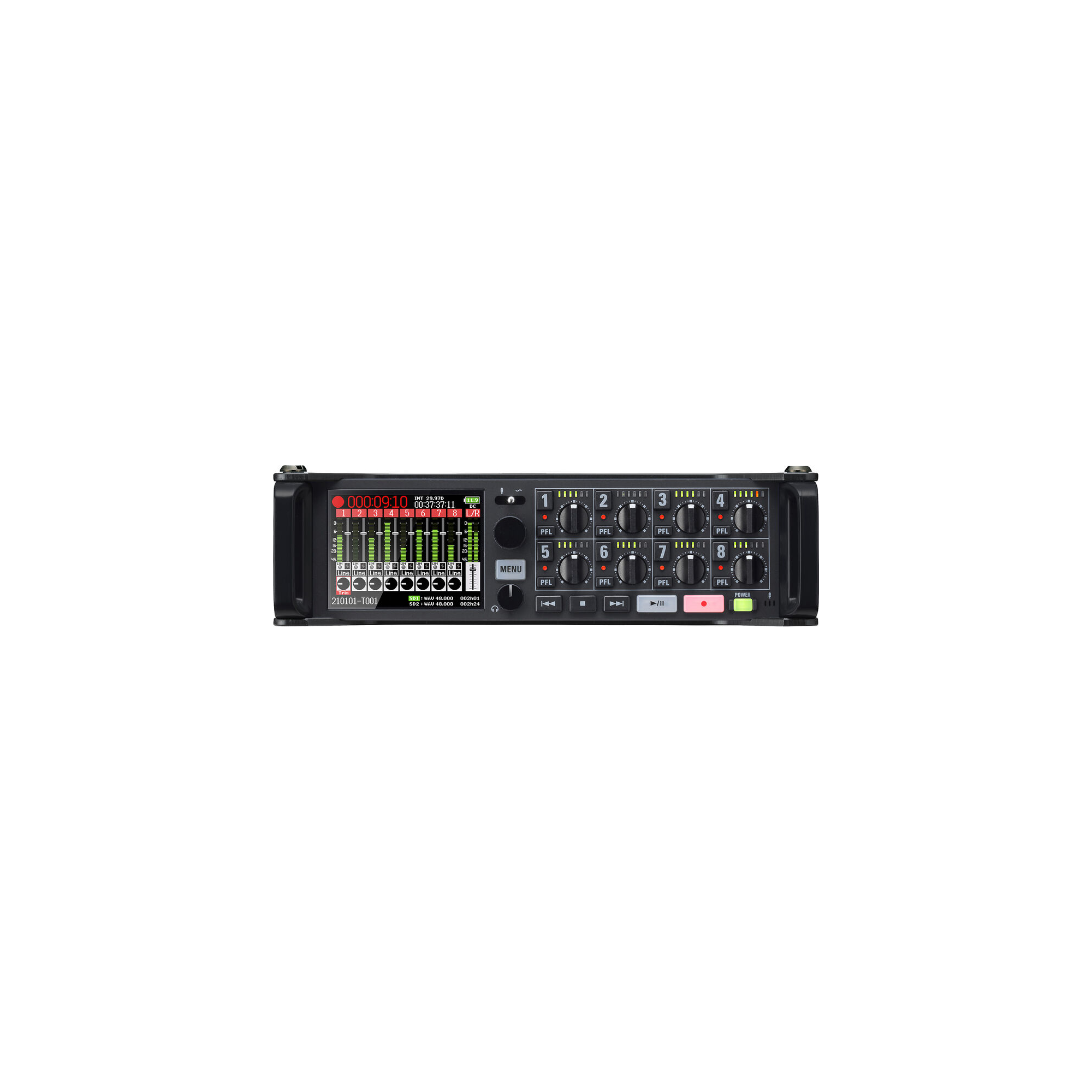 Zoom F8n Pro 8-Input / 10-Track Multitrack Field Recorder