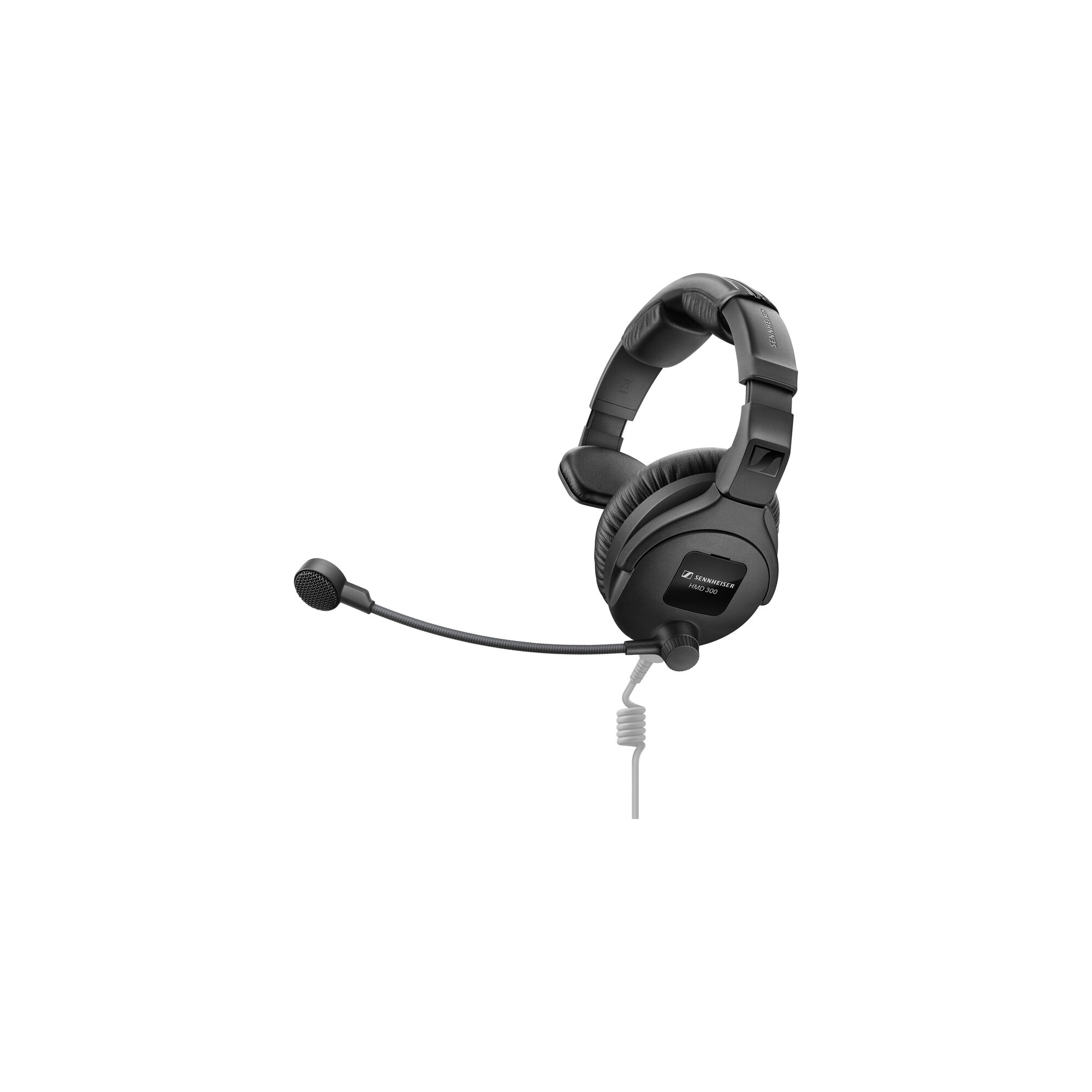 Sennheiser HMD 300 S Single-Ear Over-Ear Broadcast Headset with Dynamic Microphone (No Cable)