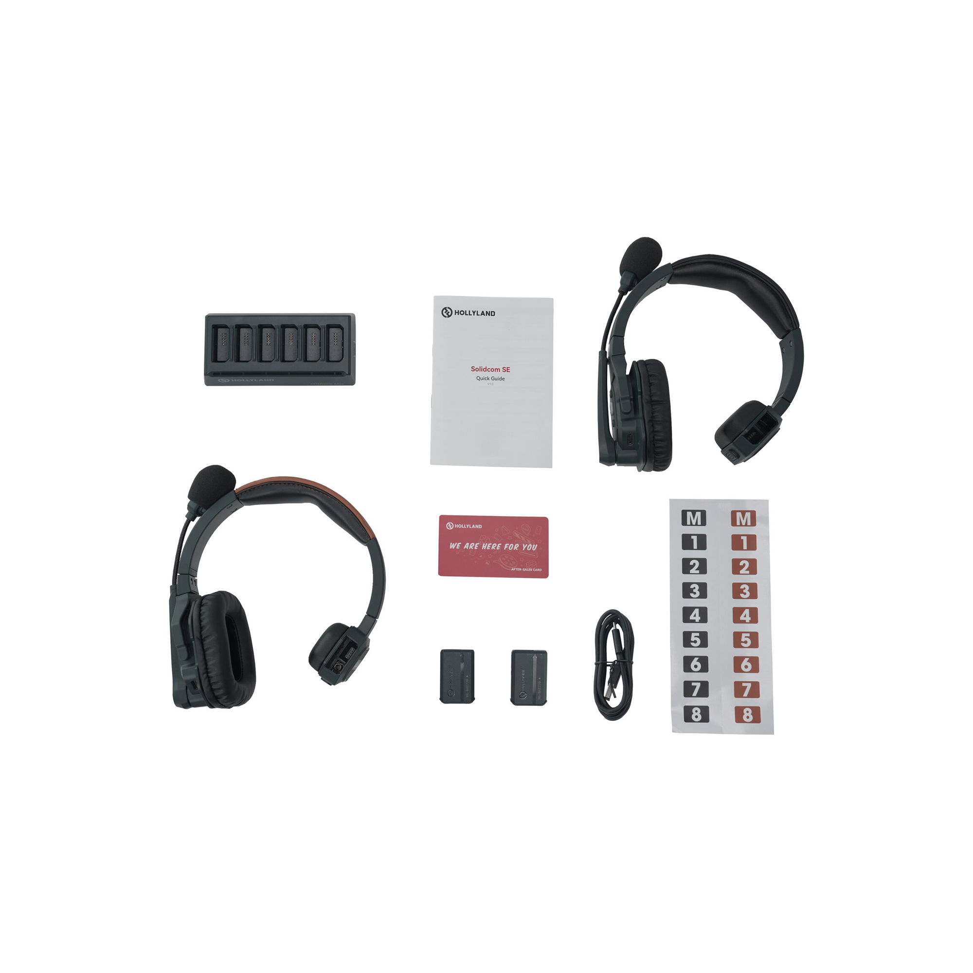 Hollyland Solidcom SE-2S Wireless 2-Person Noise Cancelling Headset Intercom