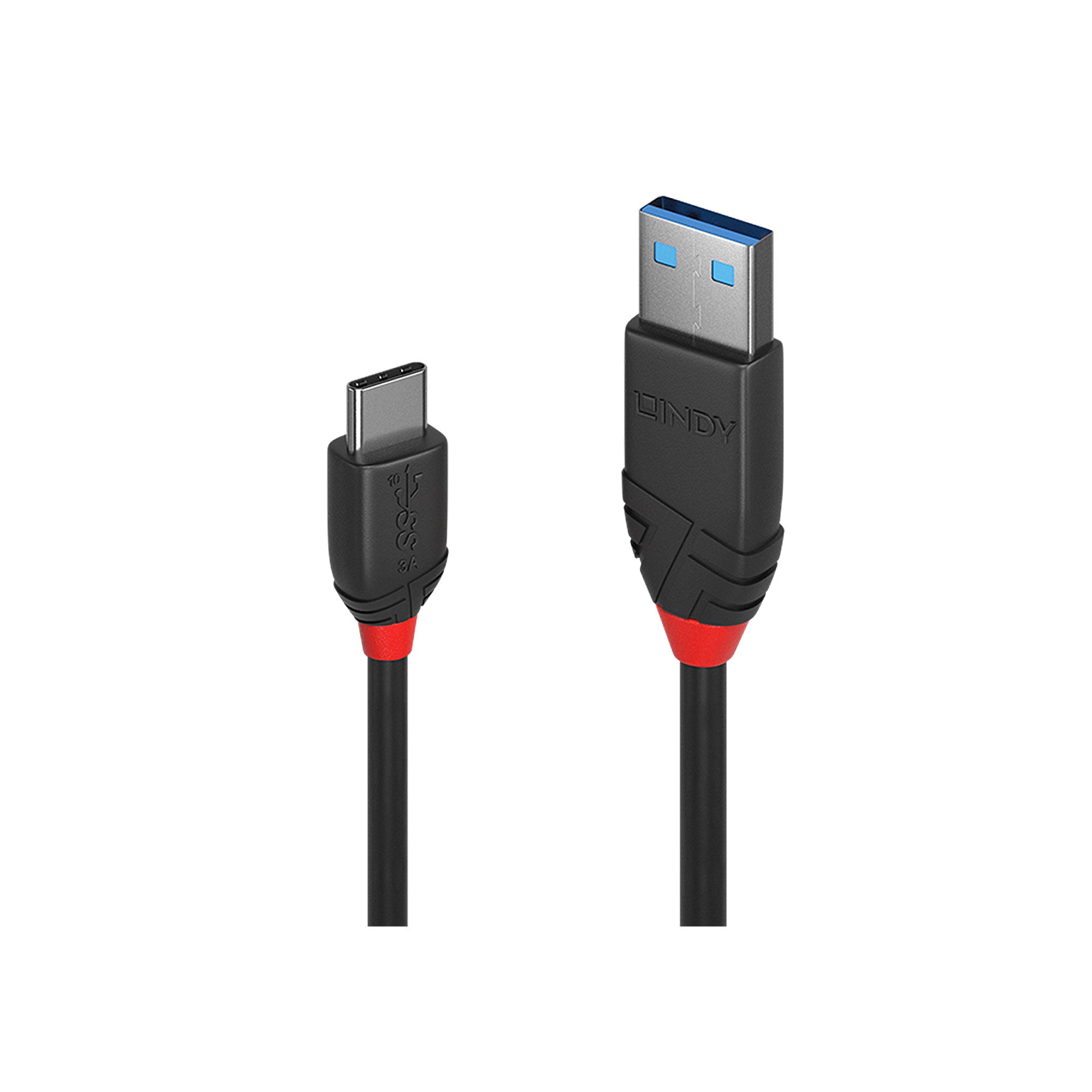 Lindy Blackline USB 3.1 Type C Male to A Male 0.5M (36915)