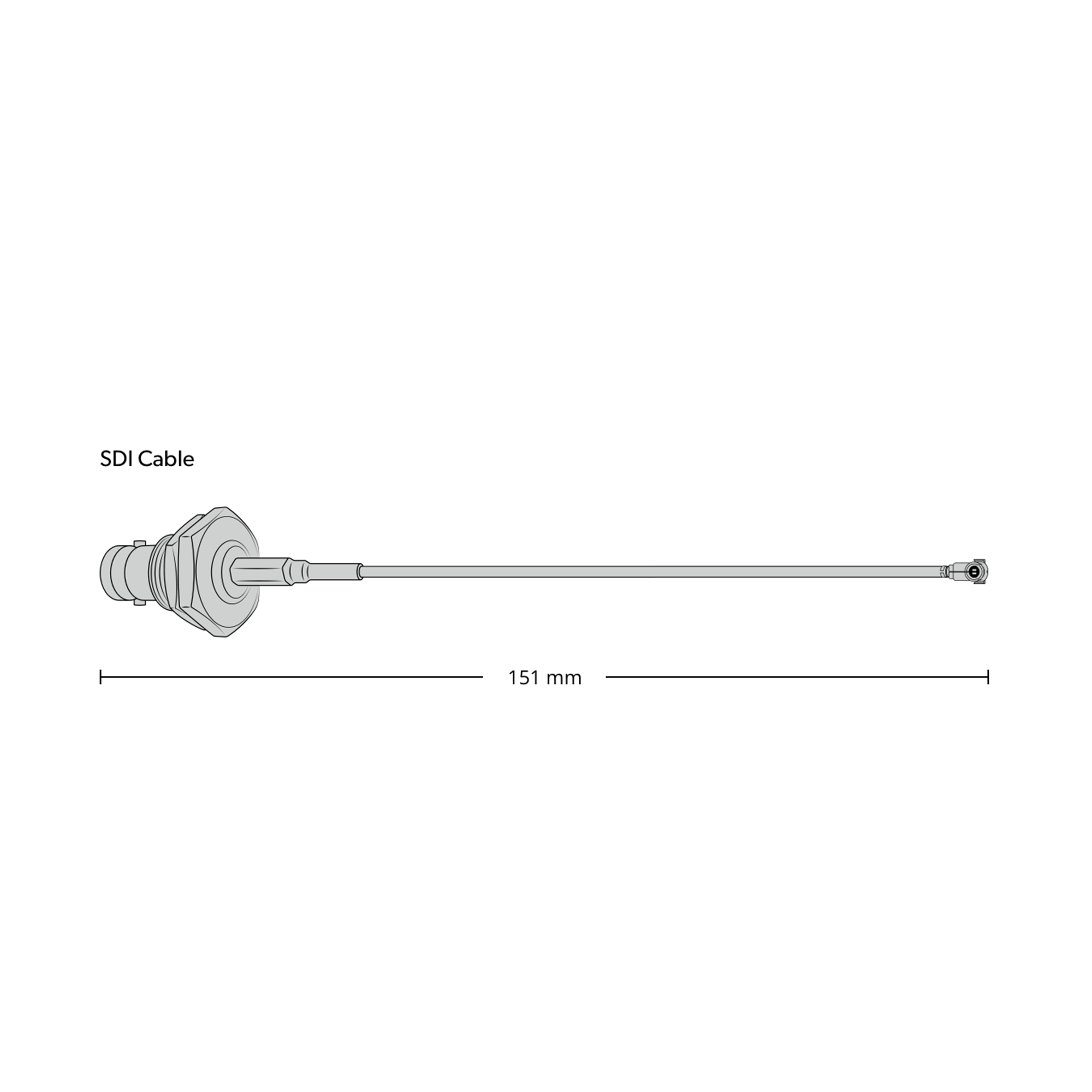 Blackmagic Design DeckLink Micro Recorder Card SDI Cable (15cm)