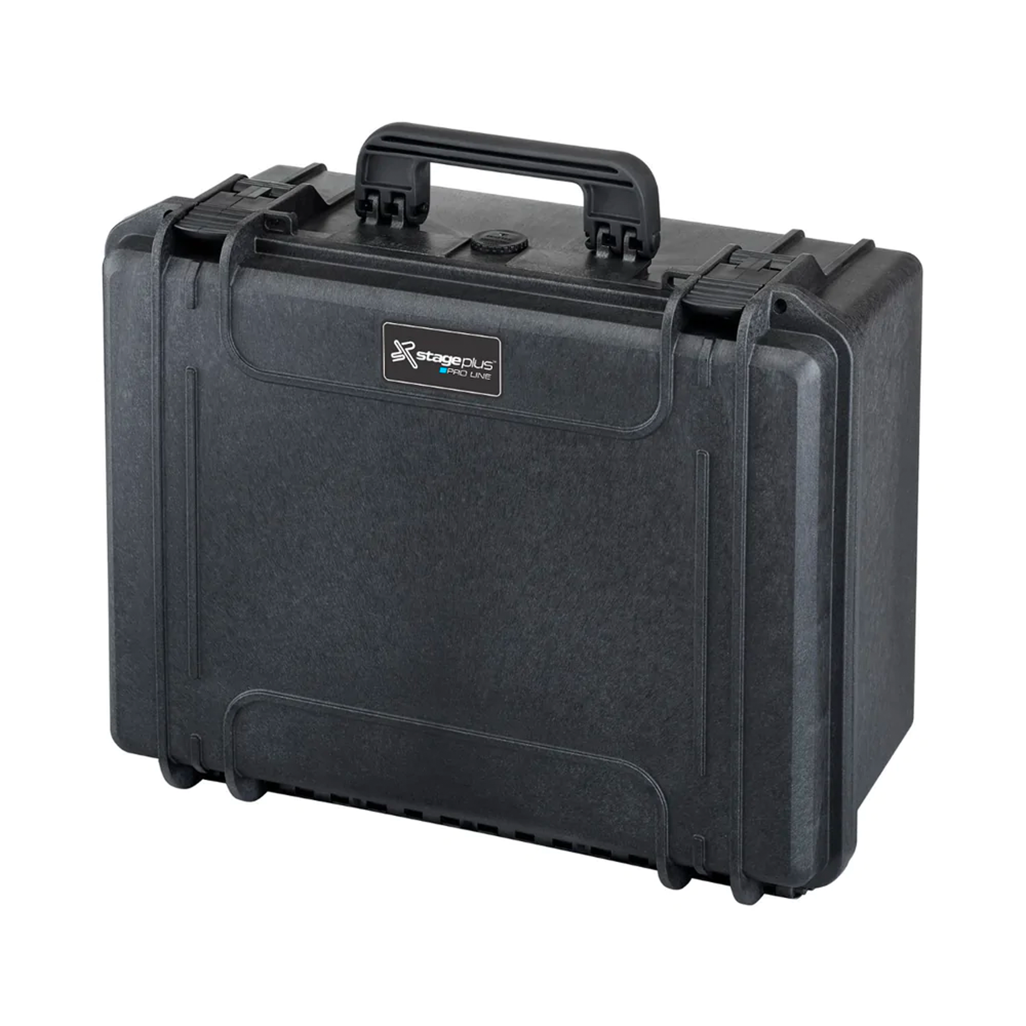 Stage Plus PRO 380H160CAM Black Carry Case, Padded Dividers, ID: L380xW270xH160mm