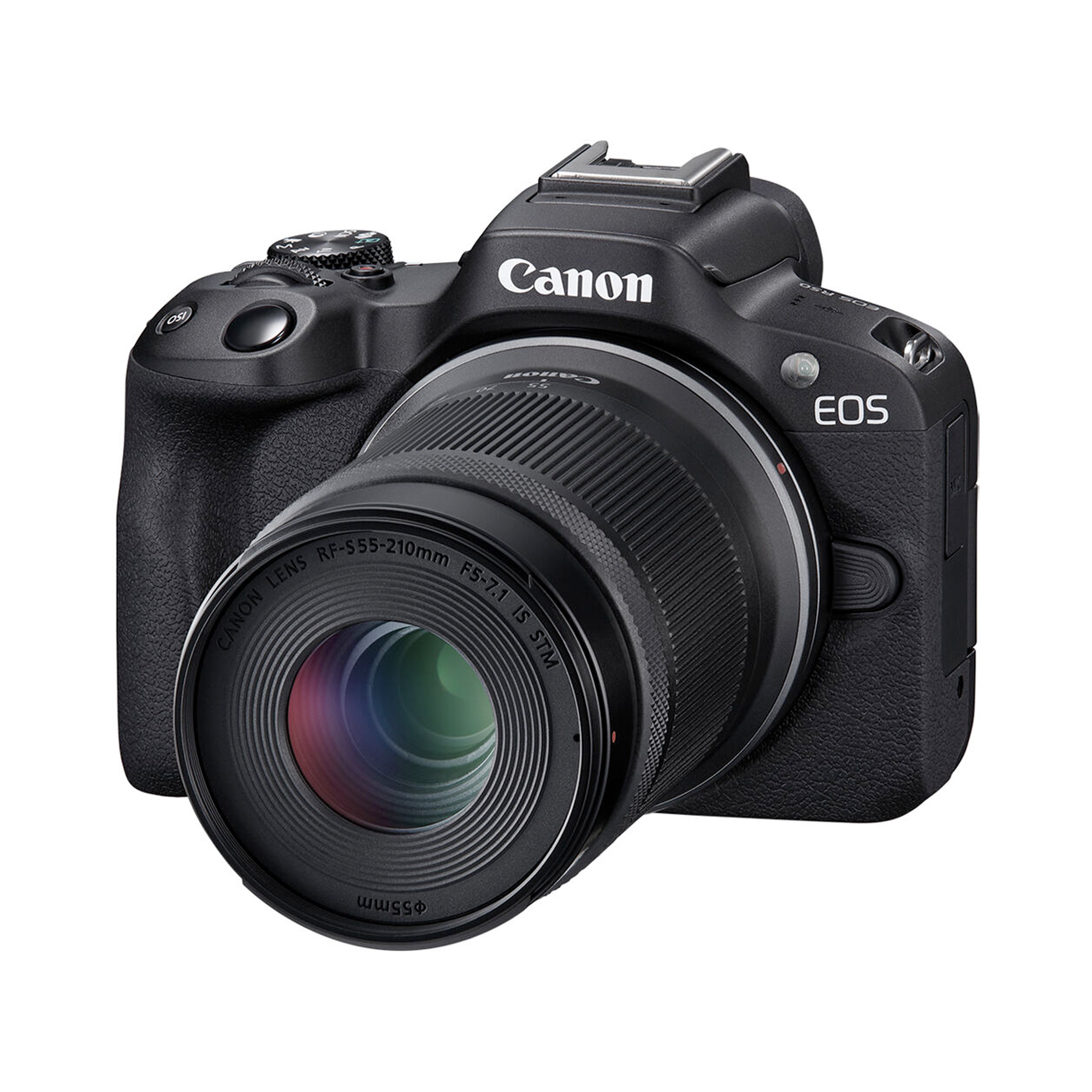 Canon EOS R50 Mirrorless Camera with 18-45mm and 55-210mm Lenses (Black)