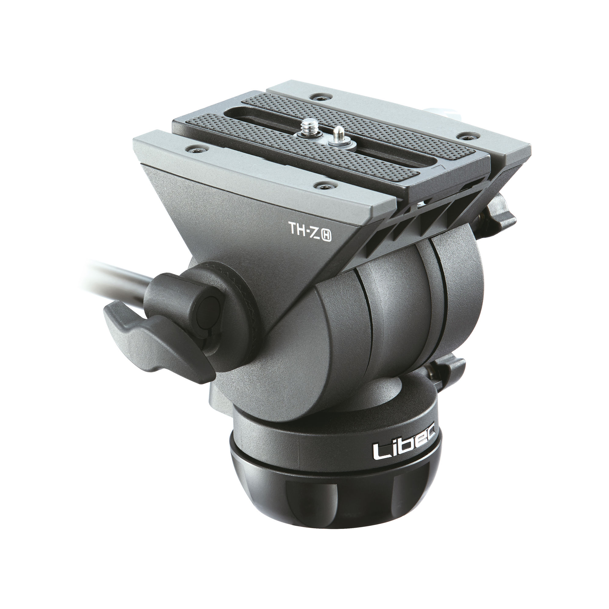 Libec 75mm ball and flat base video head with a pan handle, payload 5kg