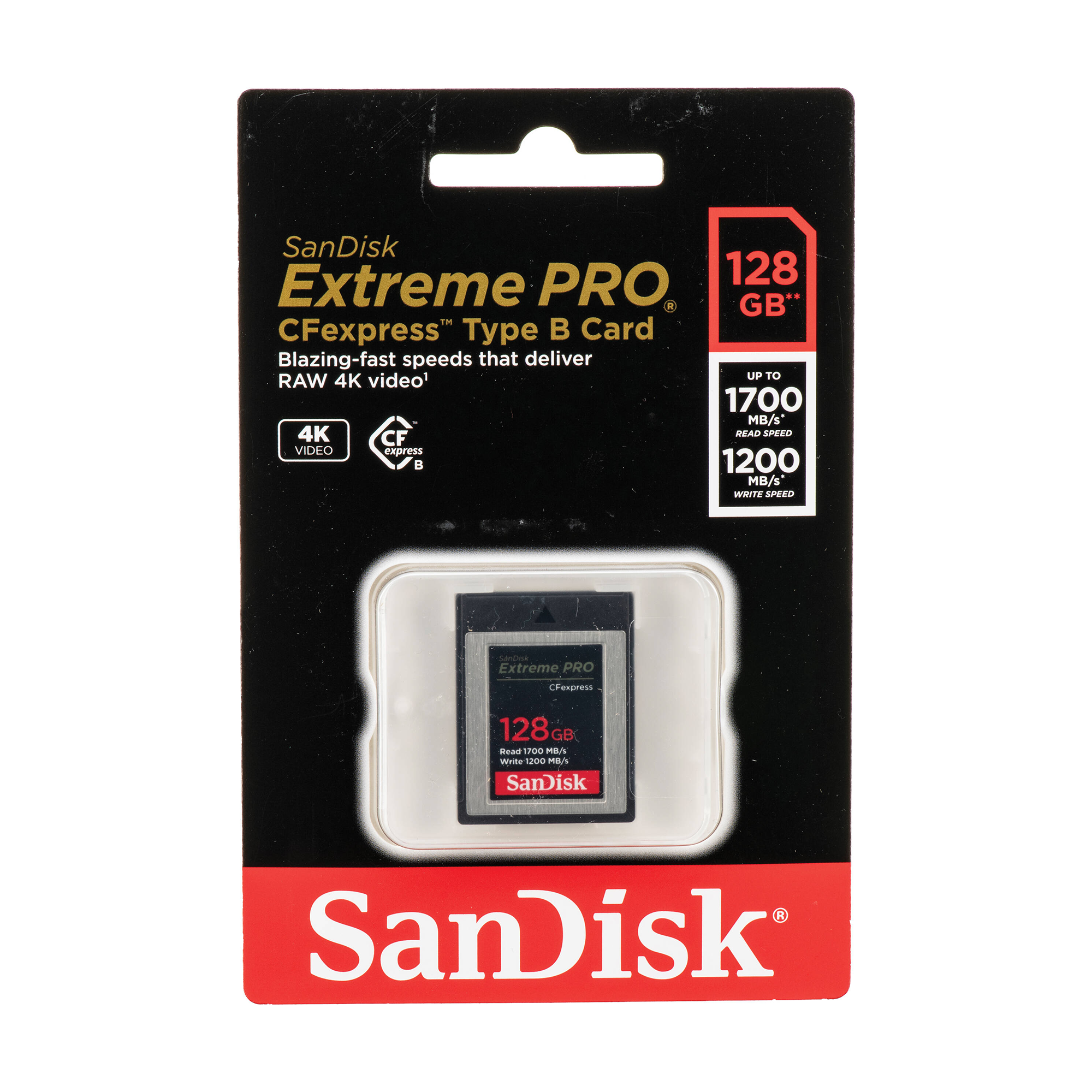 SanDisk 128GB Extreme PRO CFexpress Card Type B