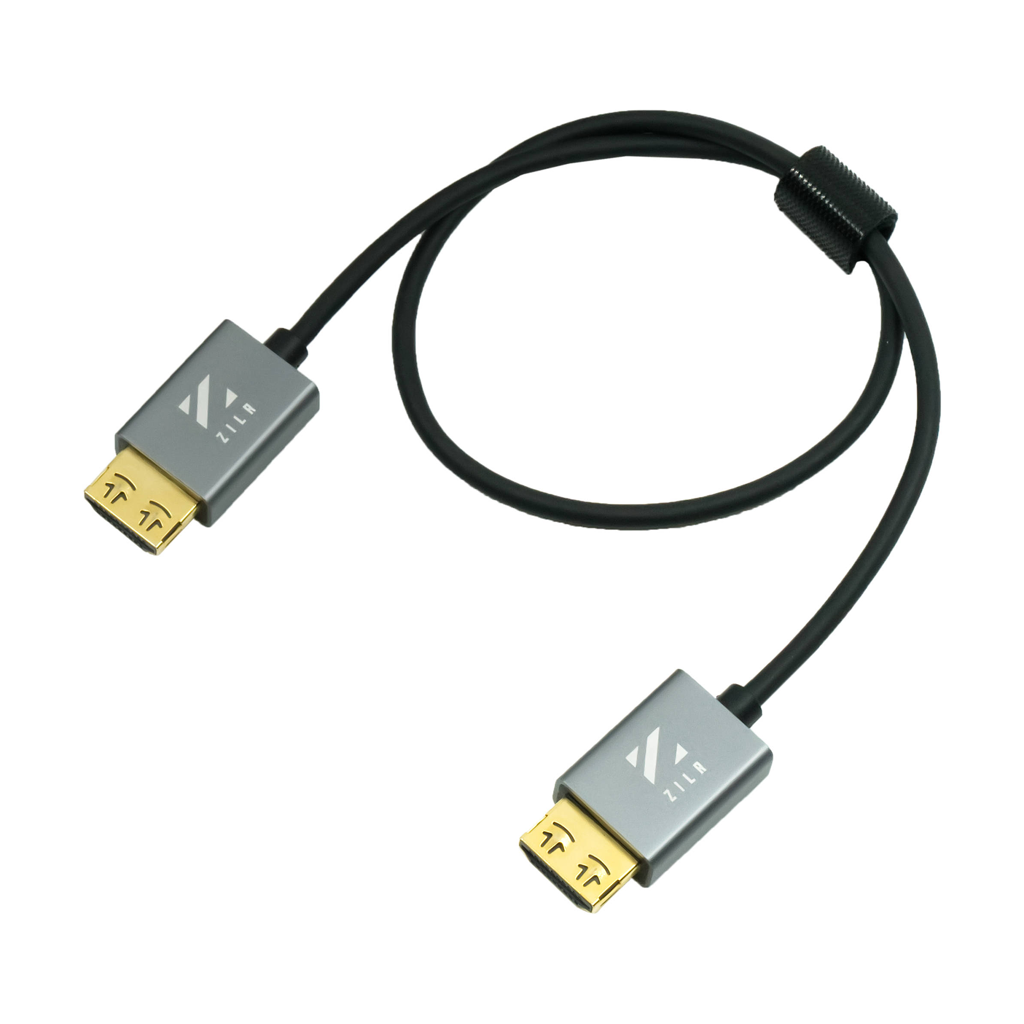 ZILR 4Kp60 Hyper-Thin High-Speed HDMI Secure Cable with Ethernet (45cm)