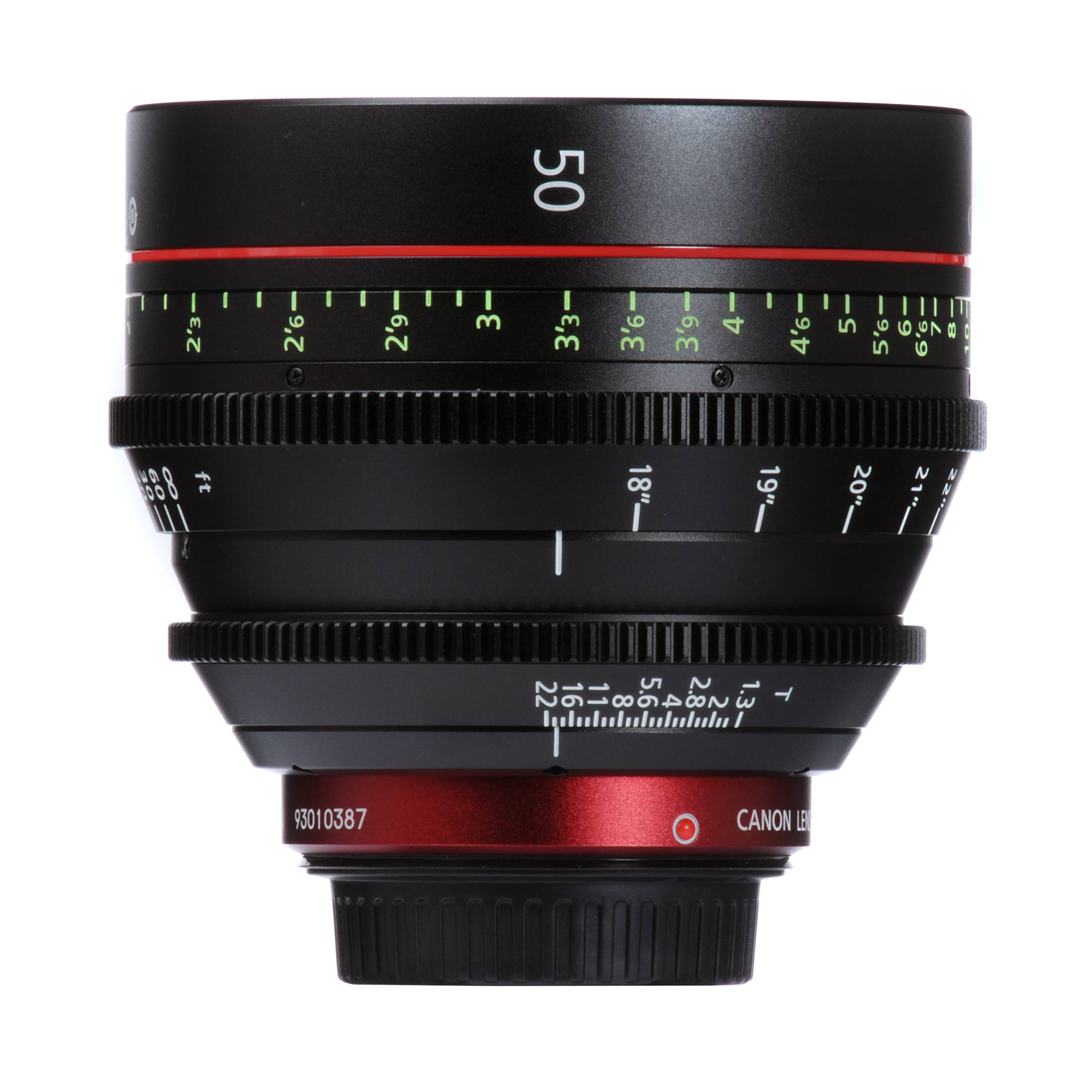 Canon CN-E 50mm T1.3 L F Cinema Prime Lens (EF Mount)