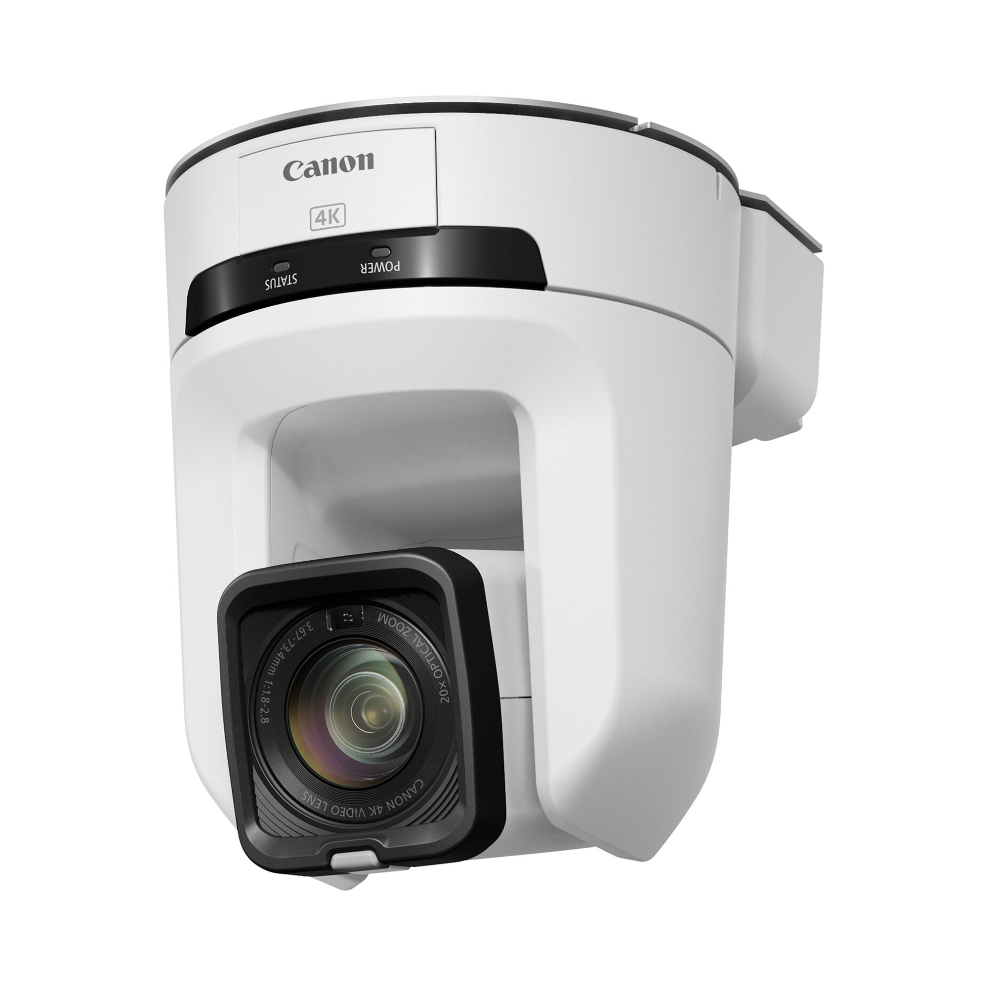 Canon CR-N300 4K NDI PTZ Camera with 20x Zoom (Titanium White)