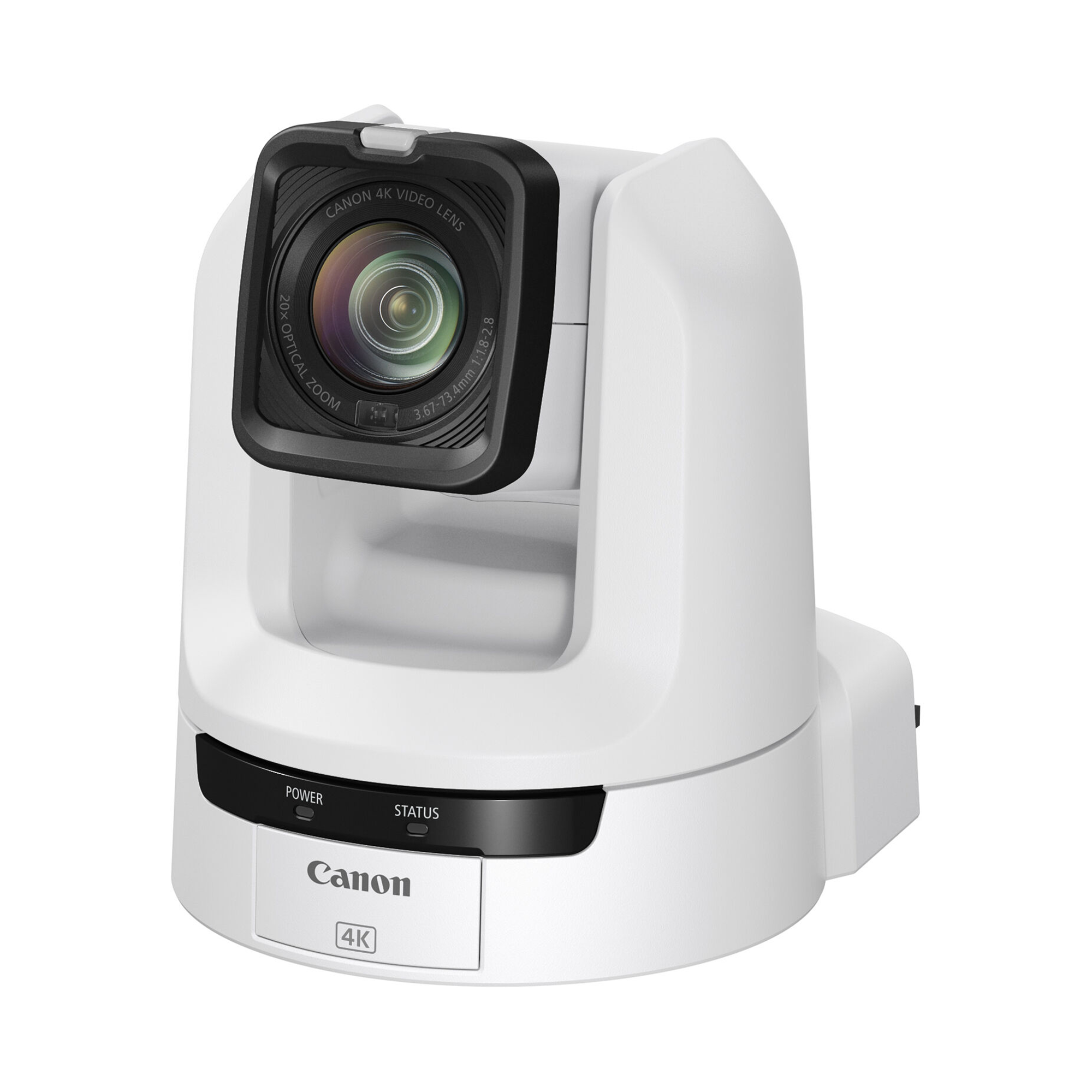 Canon CR-N300 4K NDI PTZ Camera with 20x Zoom (Titanium White)