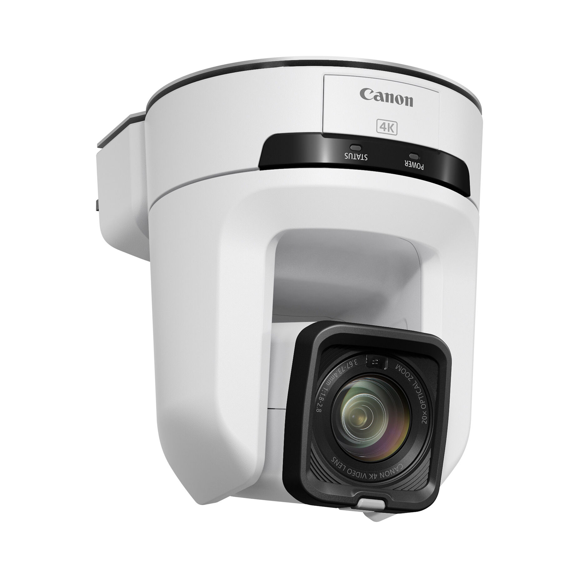 Canon CR-N300 4K NDI PTZ Camera with 20x Zoom (Titanium White)