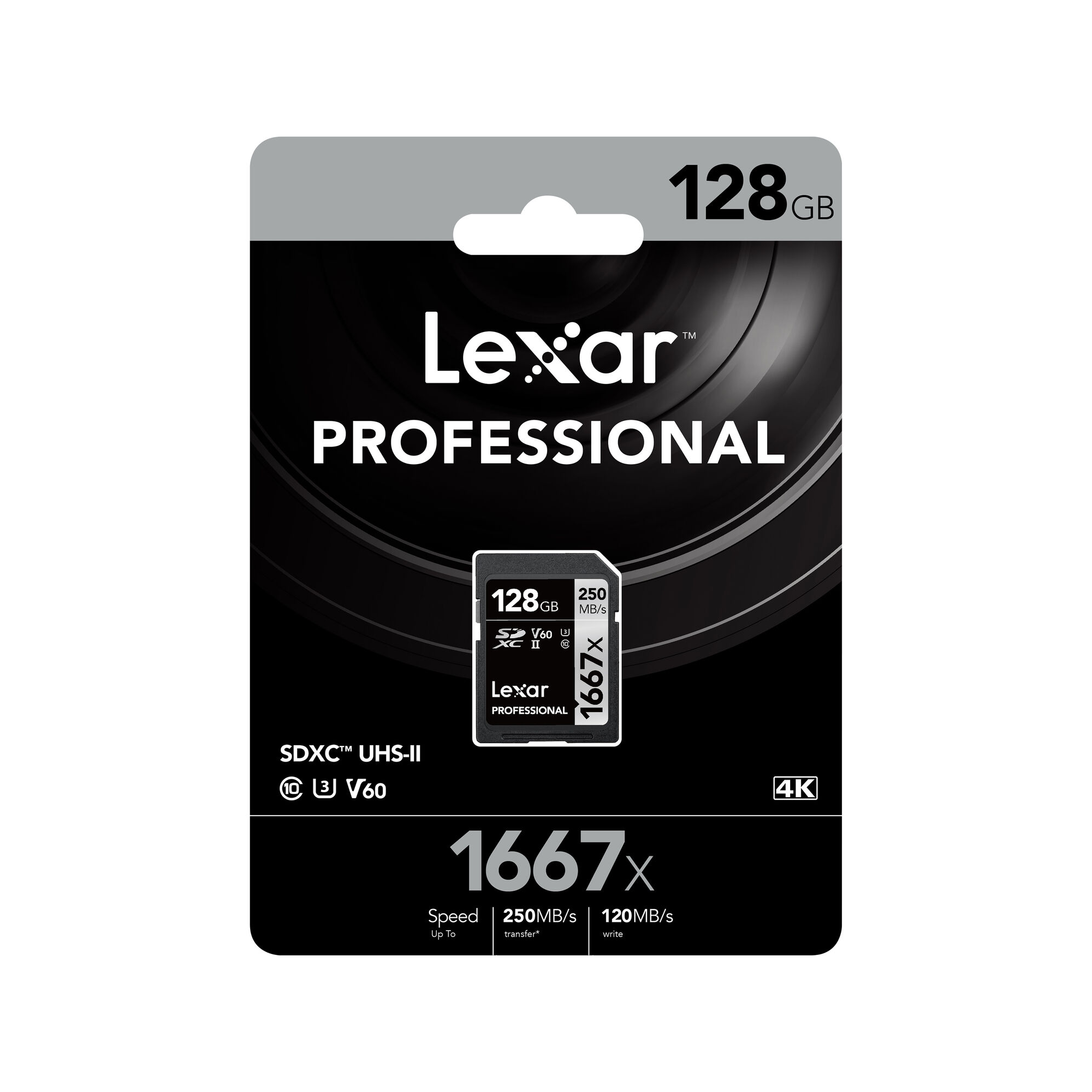 Lexar SD Pro 1667x 128GB Memory Card