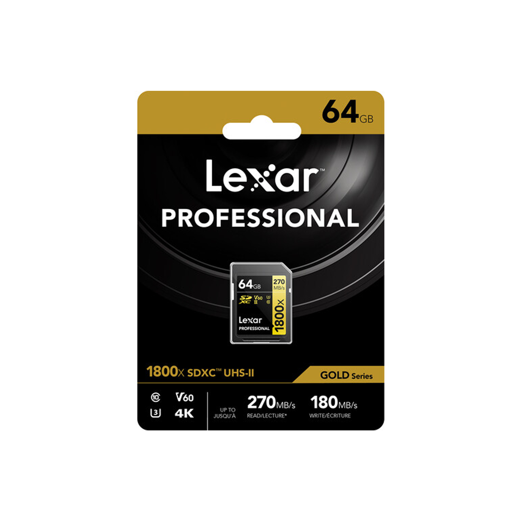 Lexar SD Pro 1800x 64GB Memory Card